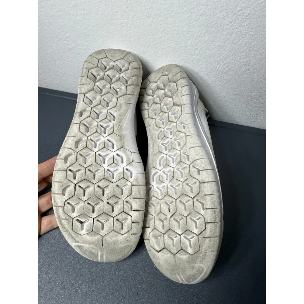 Nike Free RN 2018 Shoes‎ Mens Size 8 White Black Running Sneakers 942836-100
